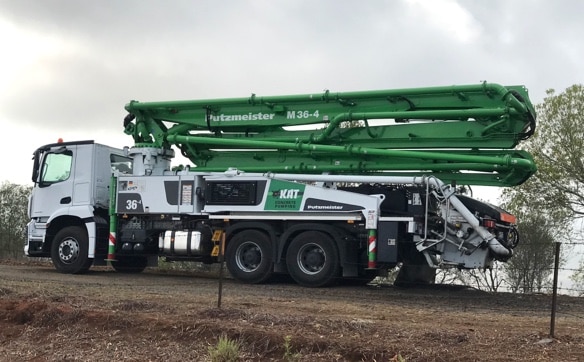 Truck — Kat Concrete Pumping in Toowoomba, QLD